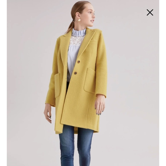 EUC J.Crew Olga Boiled Wool Topcoat - Picture 3 of 7